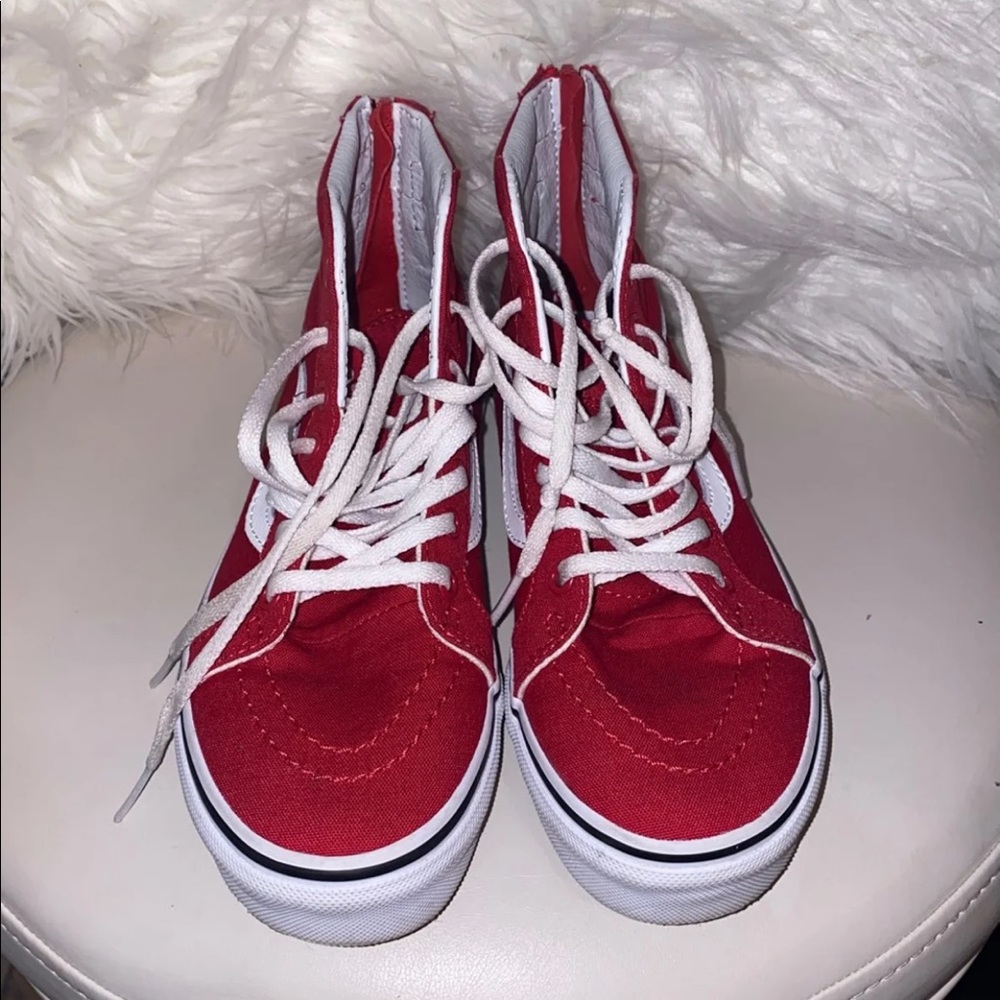Red Children Vans